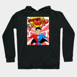 Super Hero superguy with muscles Hoodie